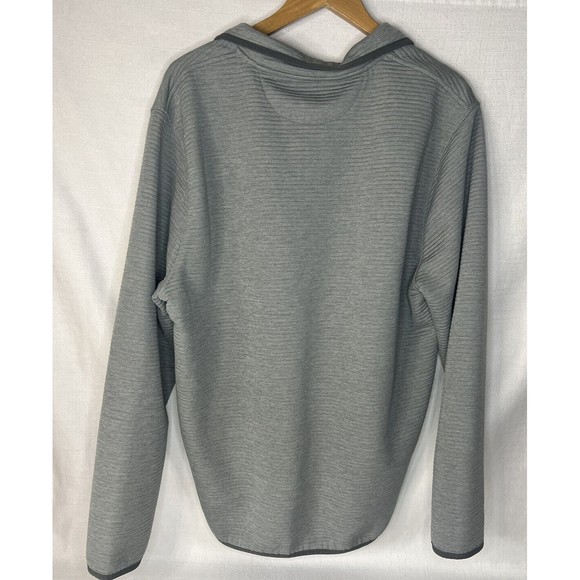 J.Crew Authentic Fleece Sweatshirt Men’s XL Gray Snap Button Cotton Pullover - Picture 5 of 7